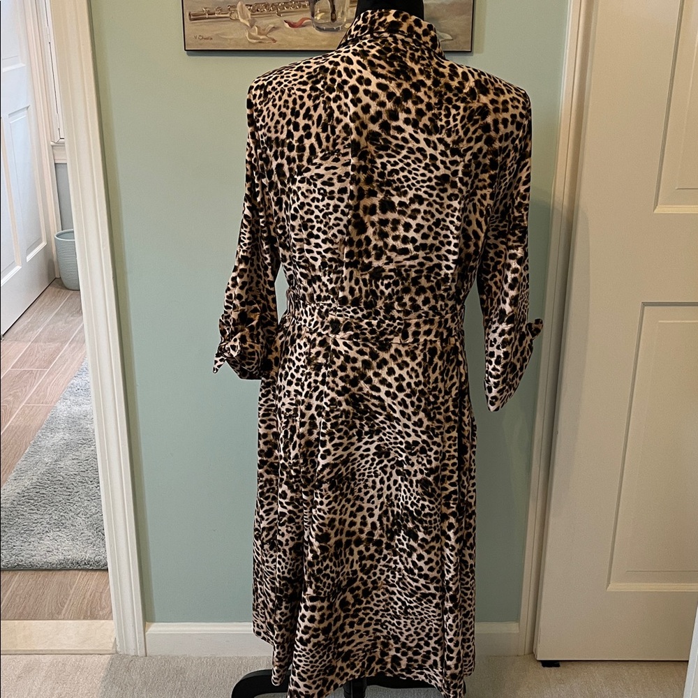 Calvin Klein Leopard Print Women's Dress - Picture 6 of 7